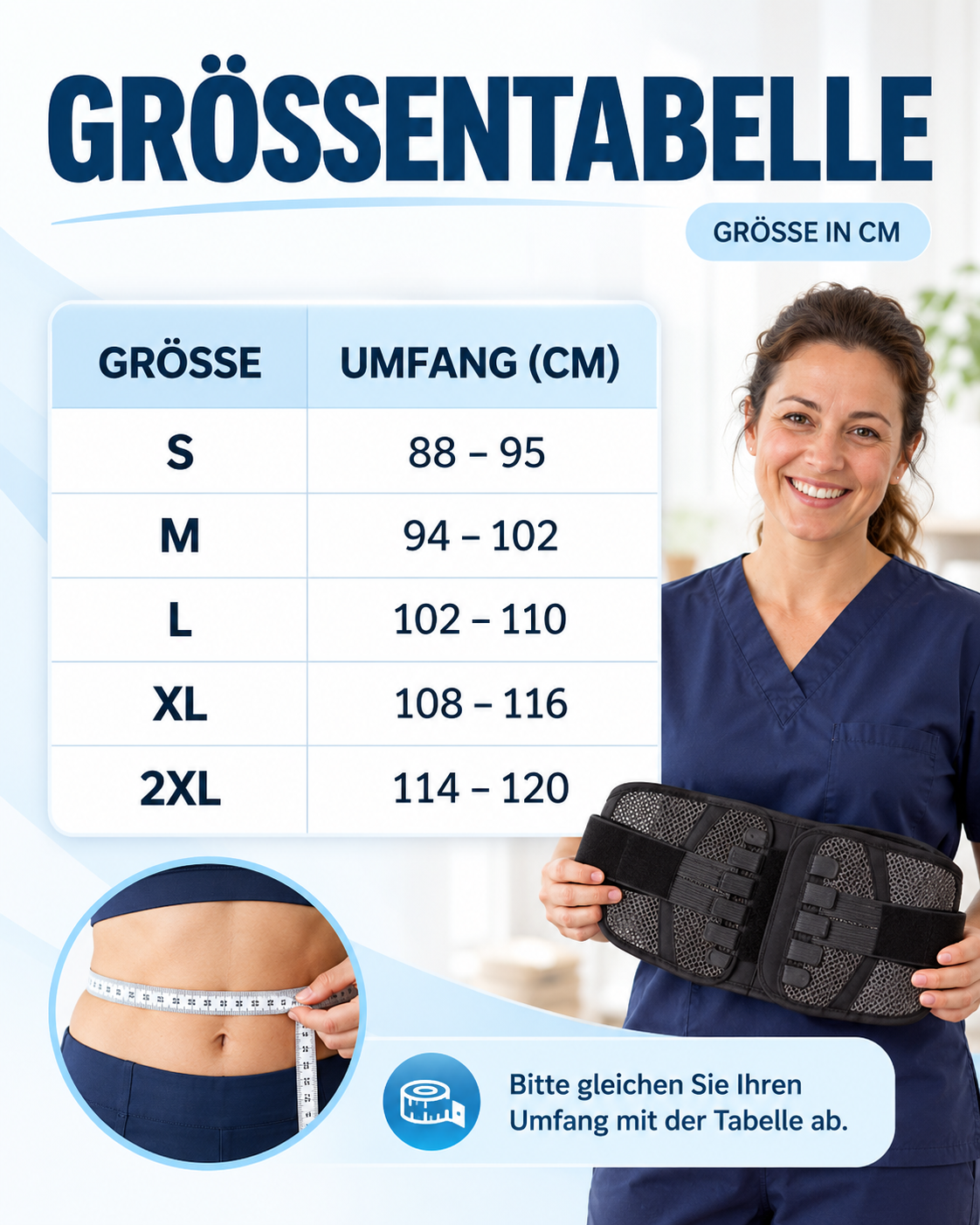 Größentabelle