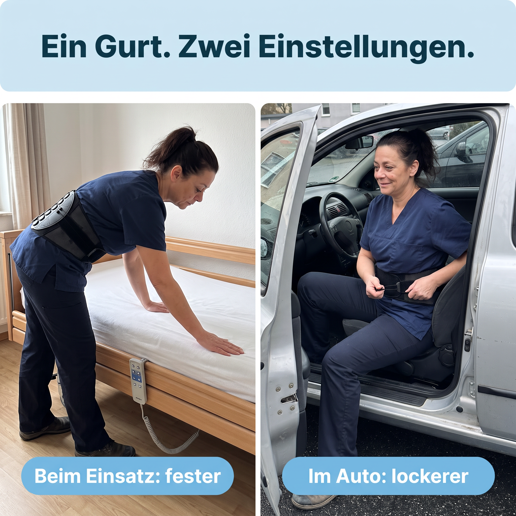 TourPass™ – Rückenstützgurt mit Seilzug
